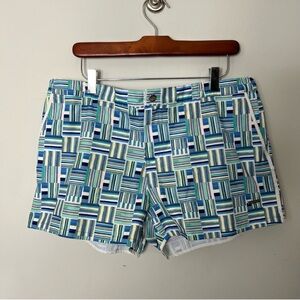 Parke & Ronen Swim Trunks 3" Floral Jungle
Print Gray Blue Size 36 1076